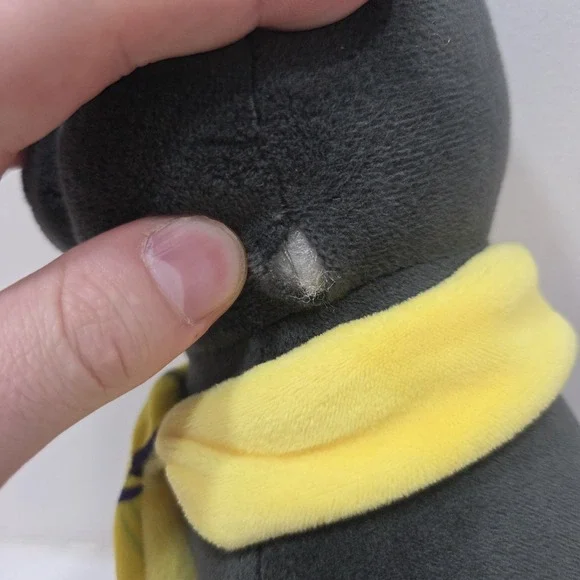 Denis Daily Official Sir Meows a Lot 13" Black Cat Plush Toy 2017  (Rip In Neck) - Picture 3 of 6